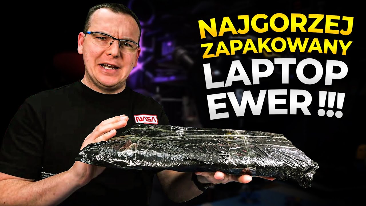 NAJGORZEJ ZAPAKOWANY LAPTOP EVER! SERIO!