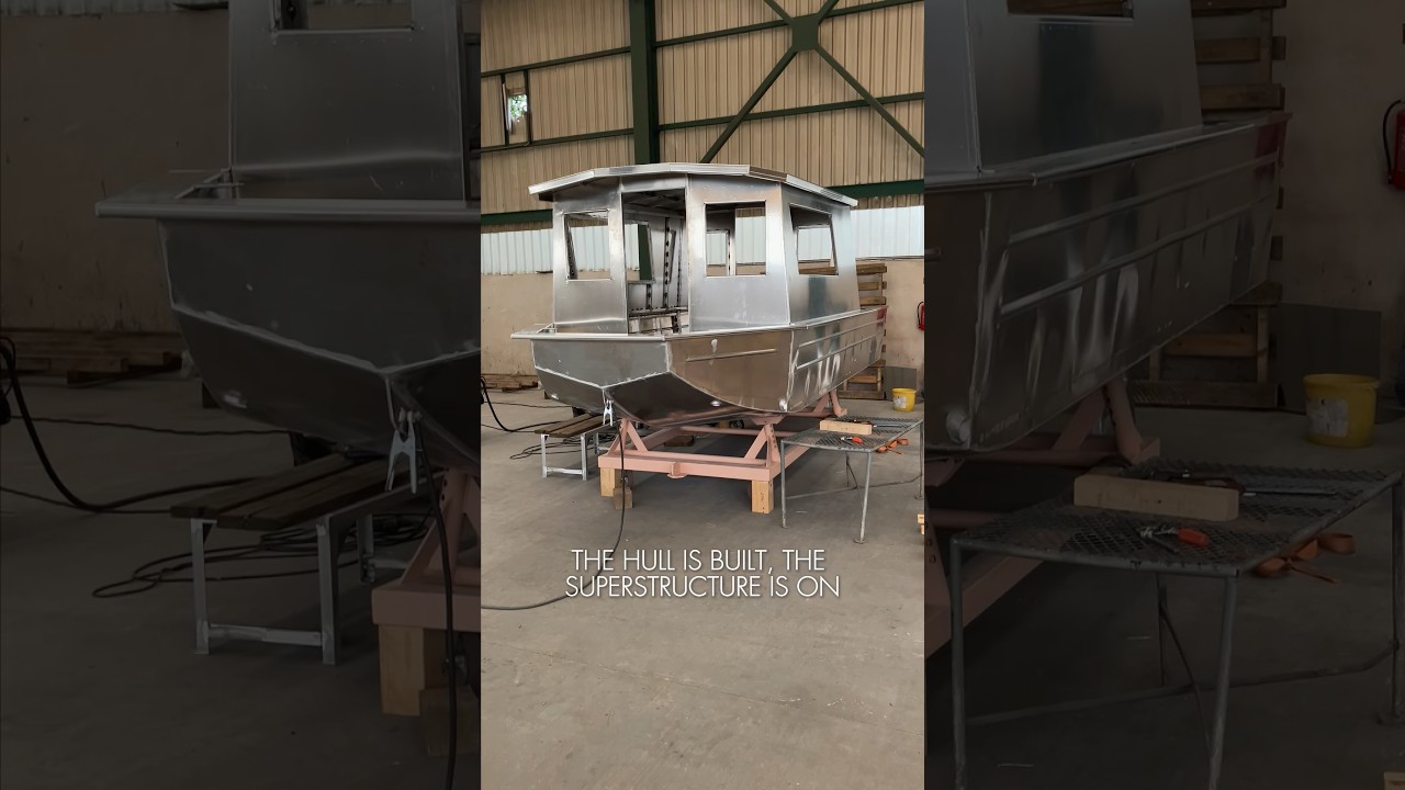 ⚓️ Vision becomes reality - Hammer 599 Pro aluminium cabin fishing boat #fishboat