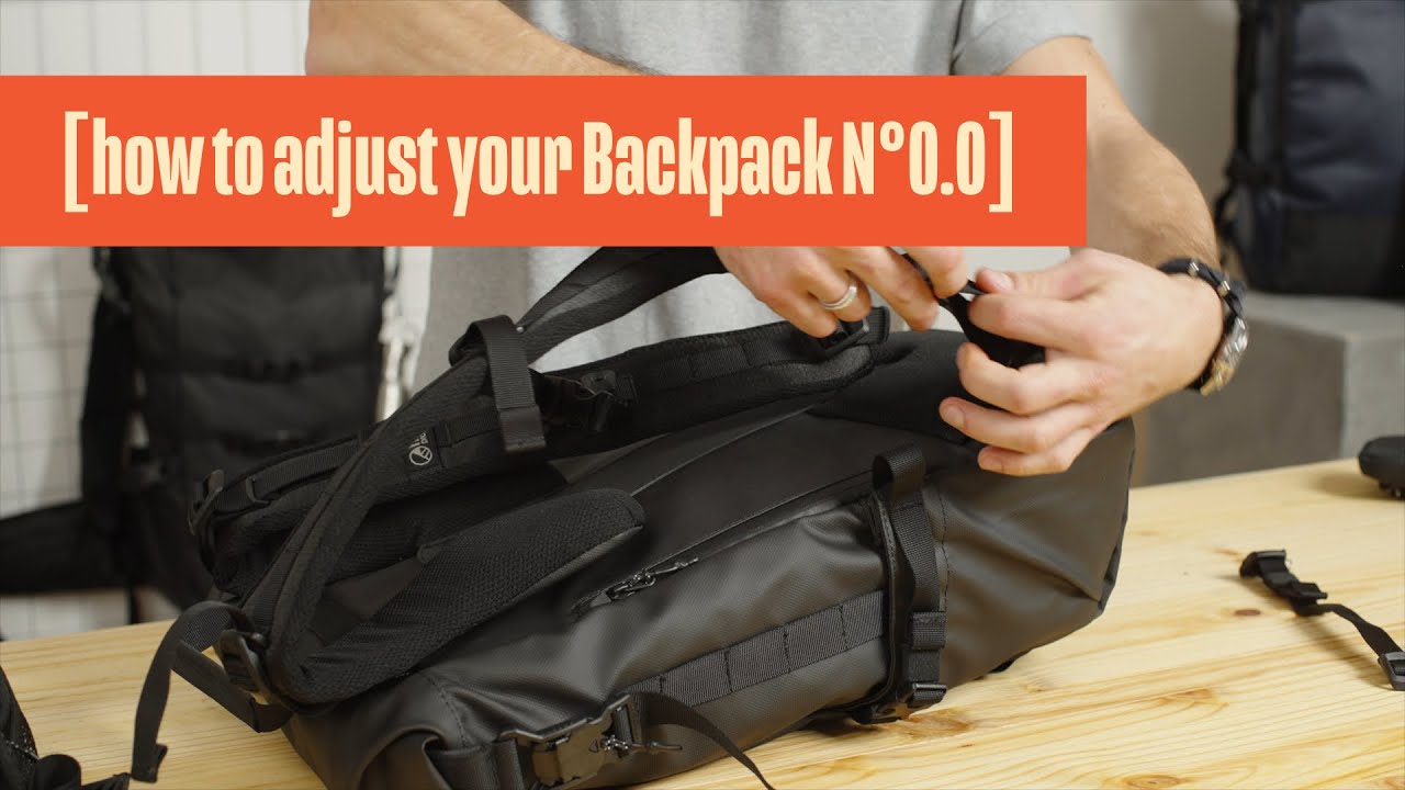 Comment régler son sac à dos - Haize Project - Backpack N°0.0
