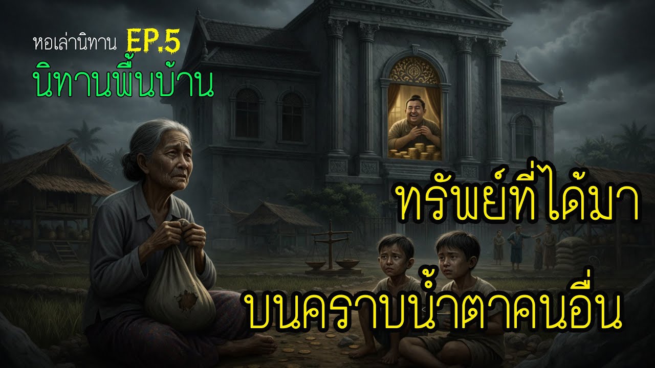 นิทานพื้นบ้าน EP.5 ทรัพย์ที่ได้มาบนคราบน้ำตาของคนอื่น