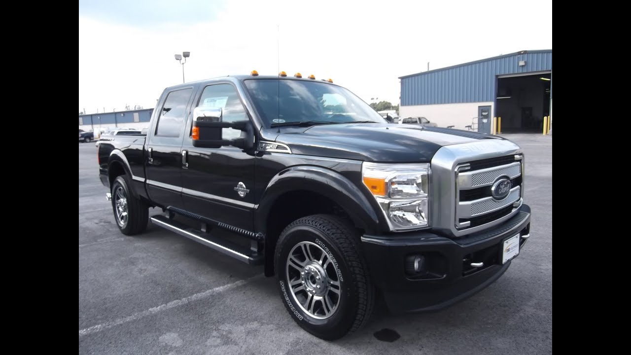 2014 F250 PLATINUM NEW! FULLY LOADED. A YACHT ON WHEELS.
