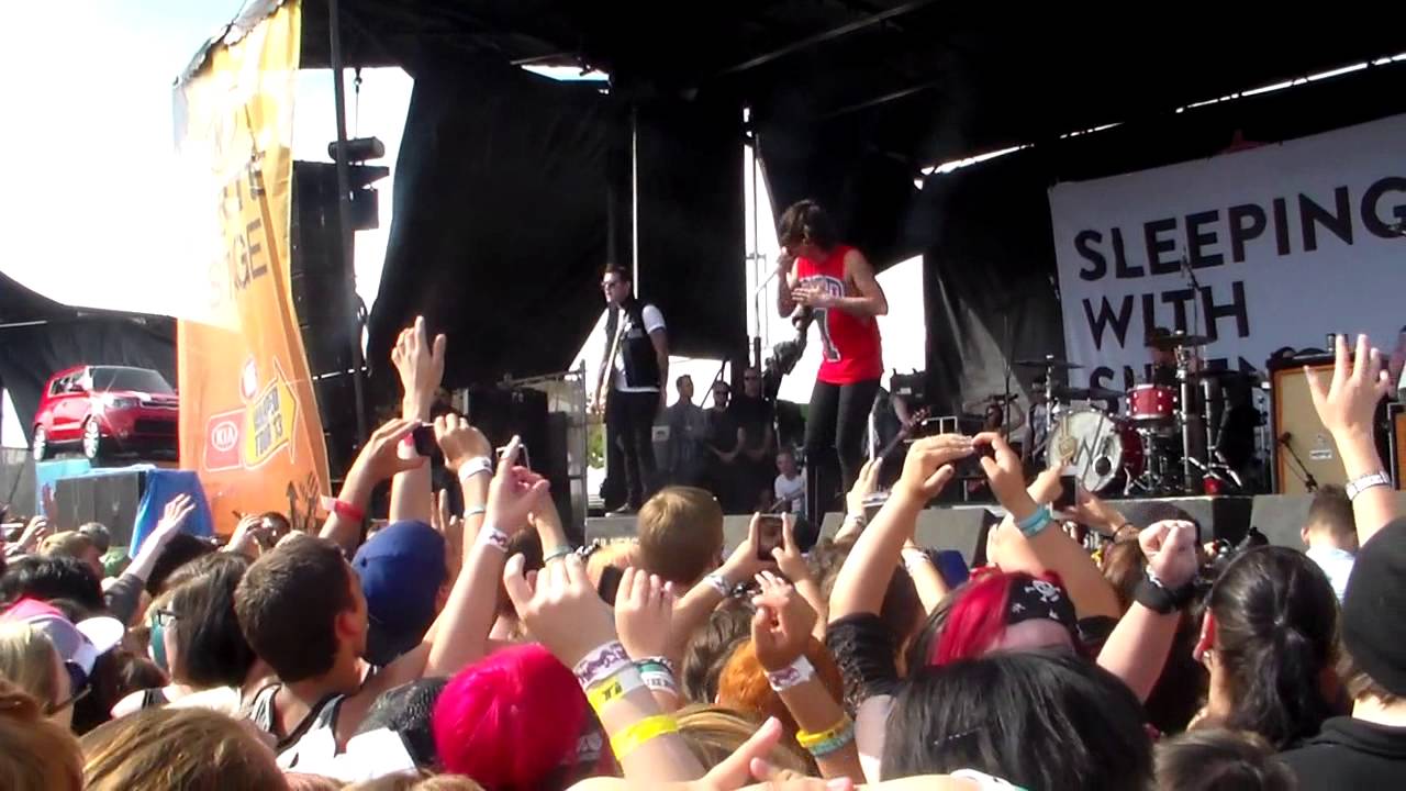 Sleeping WIth Sirens, Vans Warped Tour 2013, Portland OR