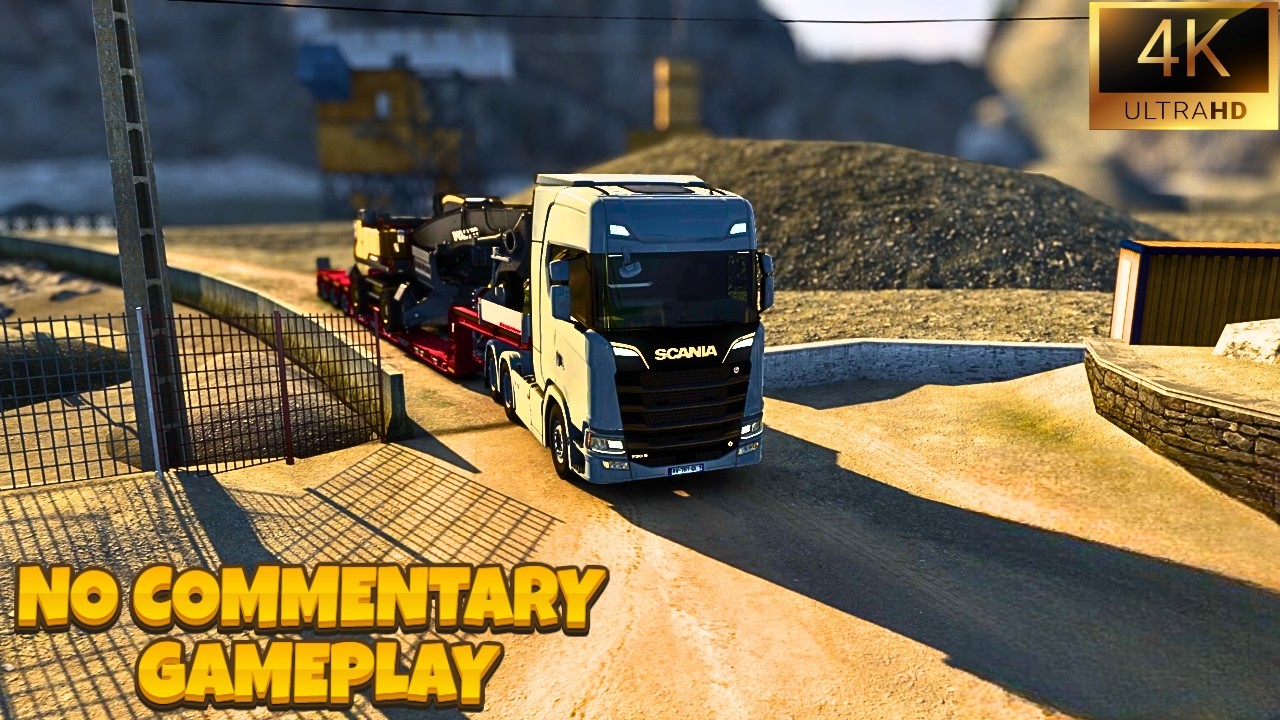 EURO TRUCK SIMULATOR 2 | LYON TO MONTPELLIER GAMEPLAY | [4K60FPS] | NO COMMENTARY