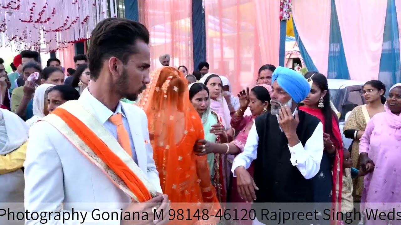 Rajpreet Singh Weds Sukhpal Kaur #Ashwani_Photography Goniana M 981484-6120 #livemarriage