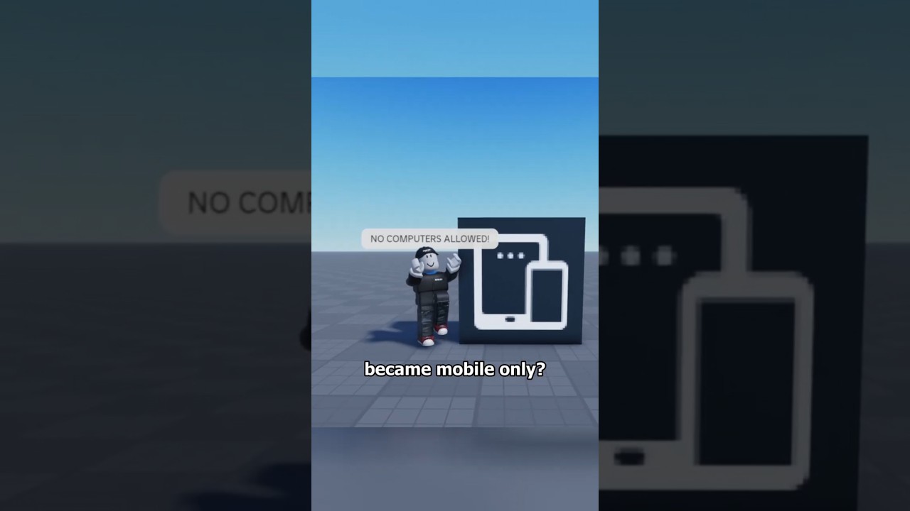 what if roblox became MOBILE only?