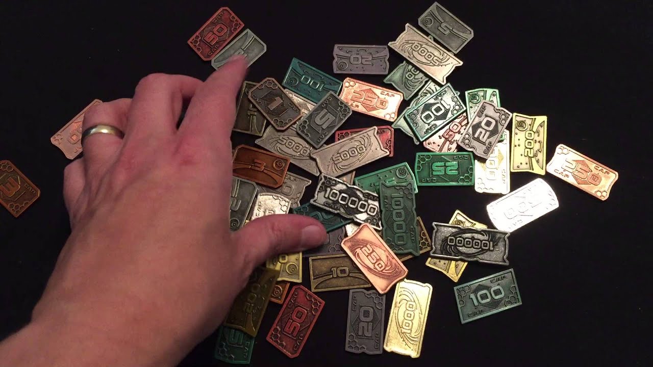 Cool Sci-Fi game tokens.