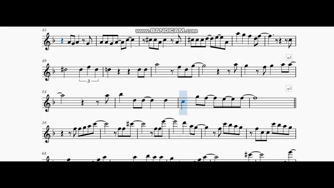 Moira dela Torre - Babalik Sa'yo Key of F [for C instruments: Violin, Flute]