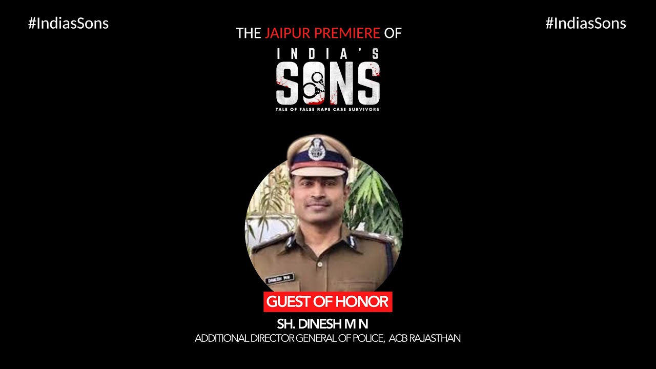 When Rape Law was used a Weapon for Extortion : IPS Dinesh M N | India's Sons | Jaipur