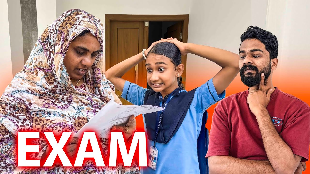 first exam thottupoyi  /day 01 of daily vlog 🤣 @superzaiba4444 
