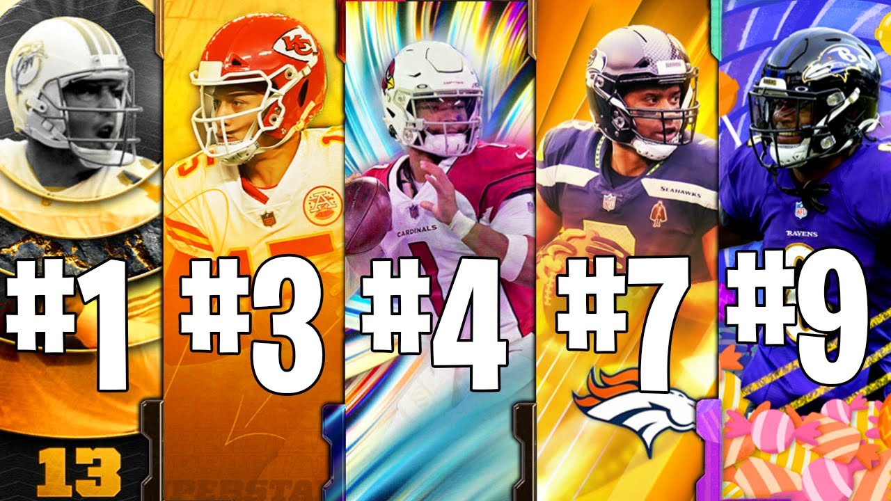 Top 10 Quarterbacks in Madden 22..