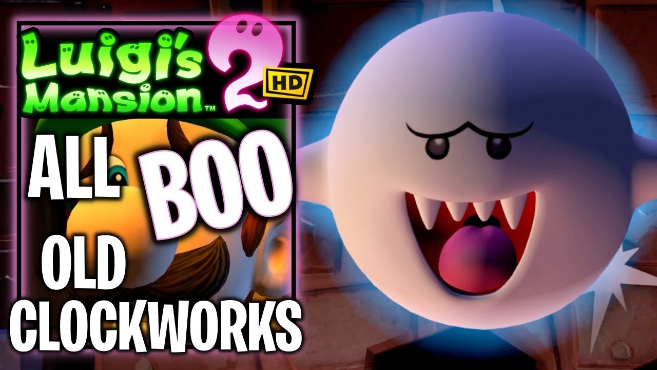 Luigi's Mansion 2 HD - All Boo Locations - Old Clockworks