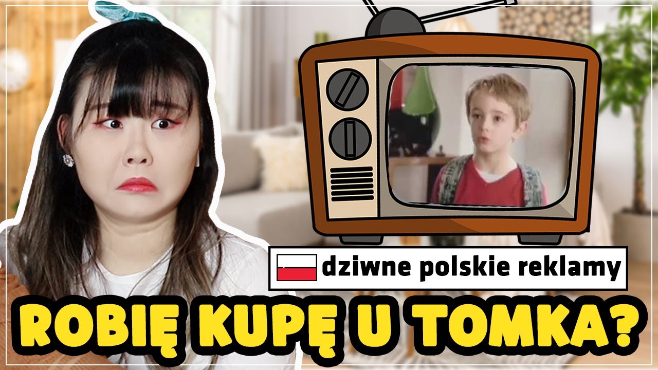 🇵🇱😱 KOREANKA OGLĄDA POLSKIE DZIWNE REKLAMY! 😱🇵🇱