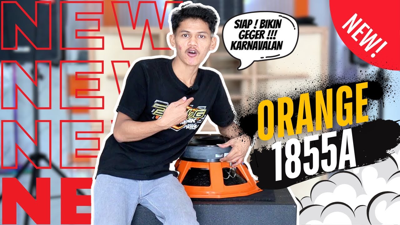 TERBARU ! SPEAKER DOUBLE MAGNET DARI ASHLEY ! ORANGE 1855A SIAP BIKIN GEGER KARNAVALAN DI INDONESIA