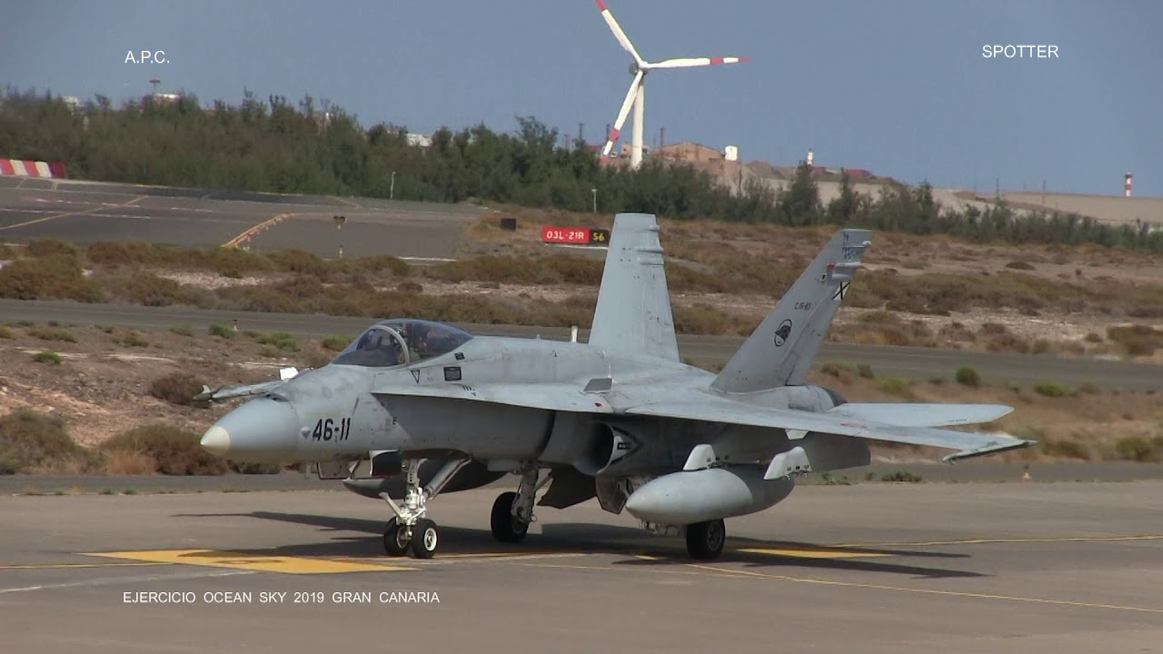 Ejercicio Ocean Sky 2019 Gran Canaria Base Aérea de Gando SPOTTER 28 10 2019