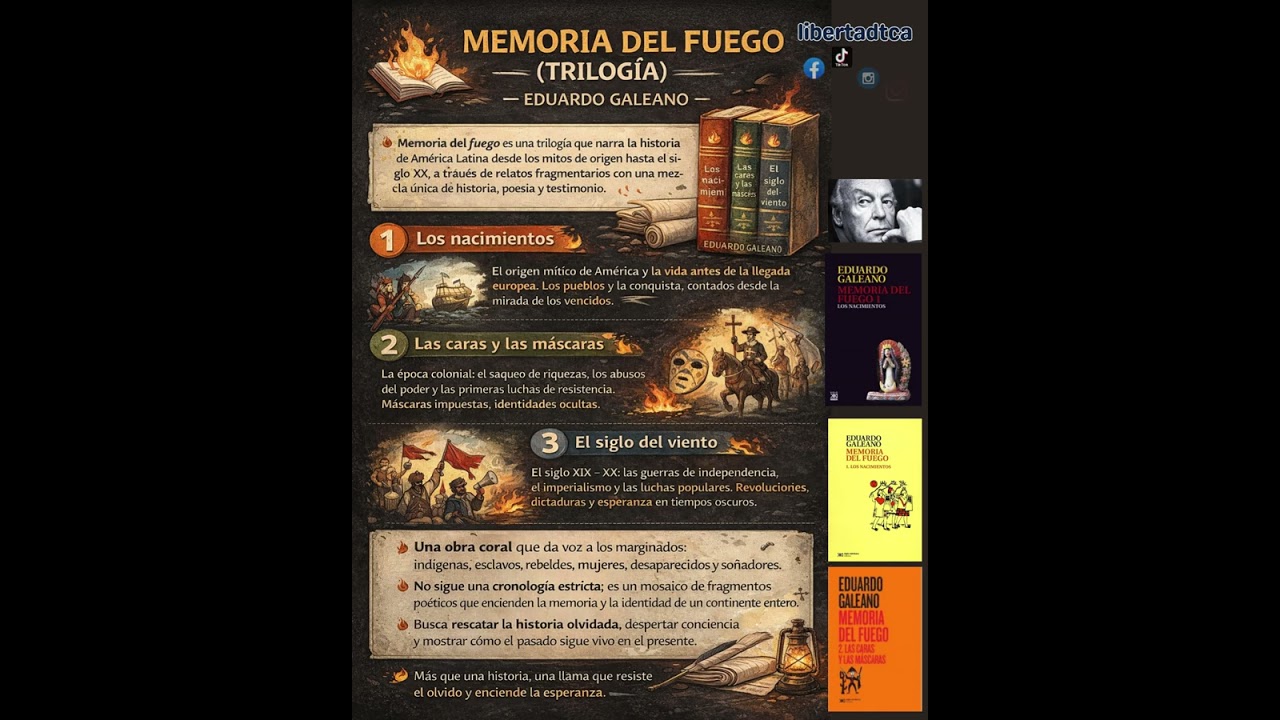 📚 MEMORIA DEL FUEGO (TRILOGÍA) – EDUARDO GALEANO