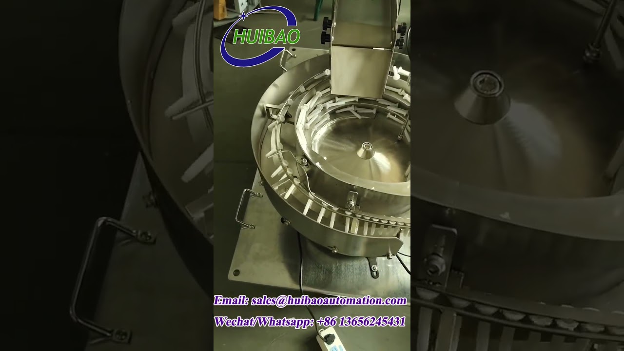 Huibao-Vibration Bowl Feeder for Plastic Injection Molding Rubber Sleeve Strap Tubes Caps