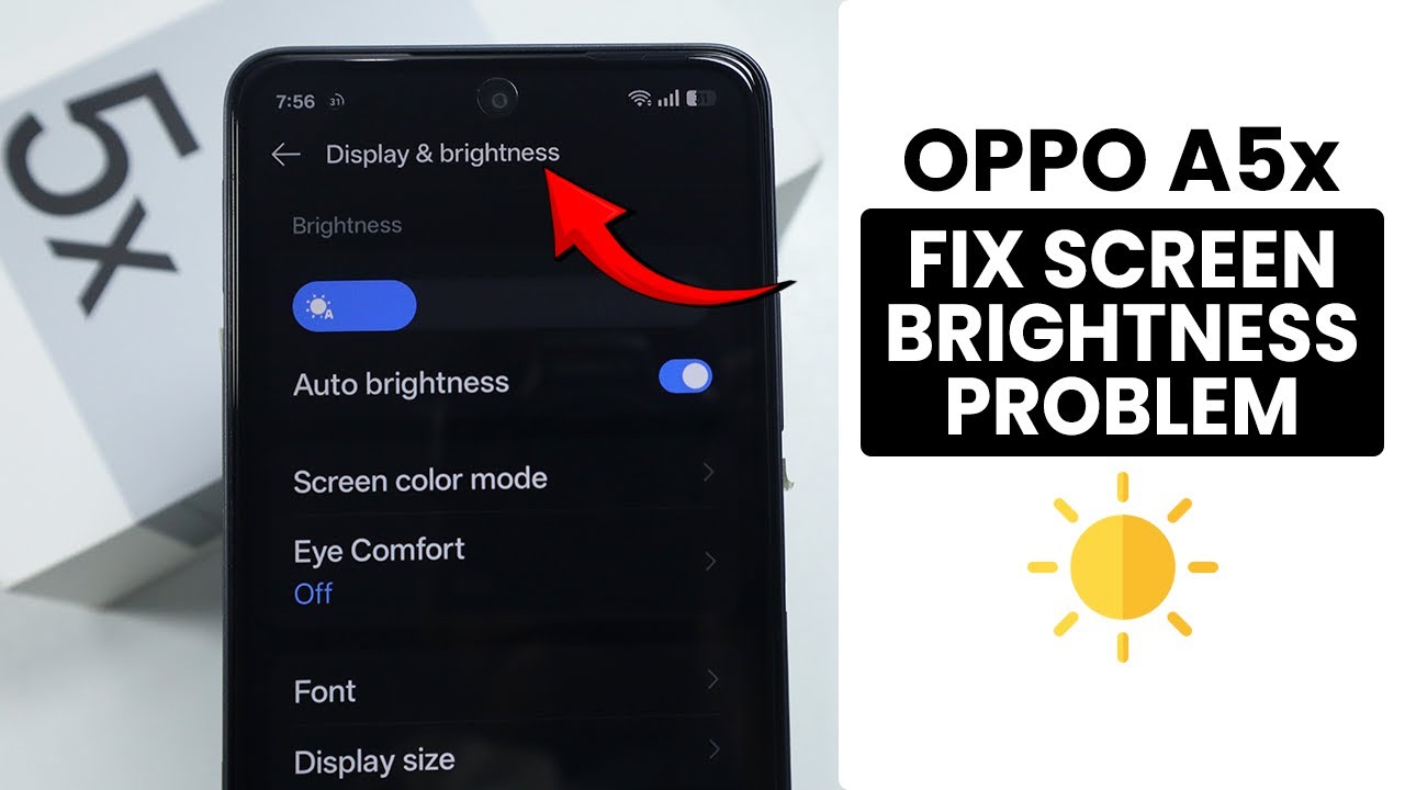 How to Fix Screen Brightness Problem in Oppo A5x - Solve Brightness Issue