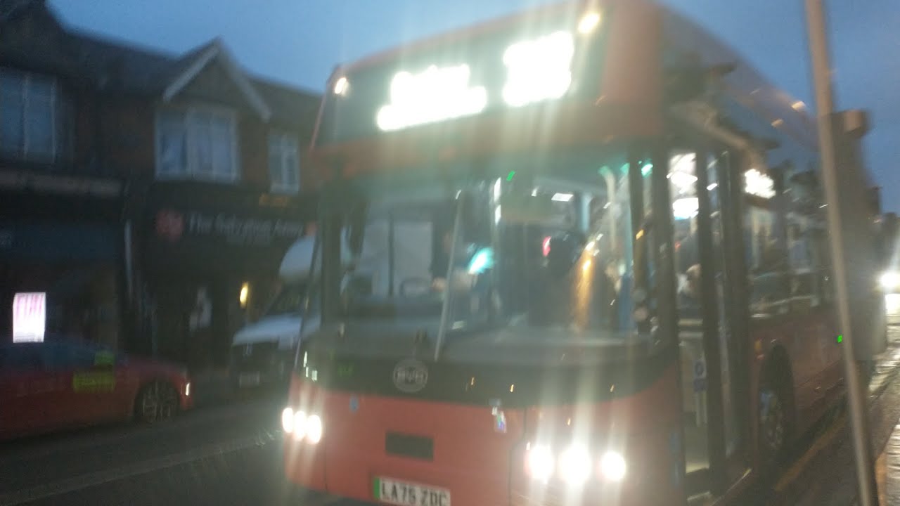 Brand new, Arriva London EYX2 on bus route 312