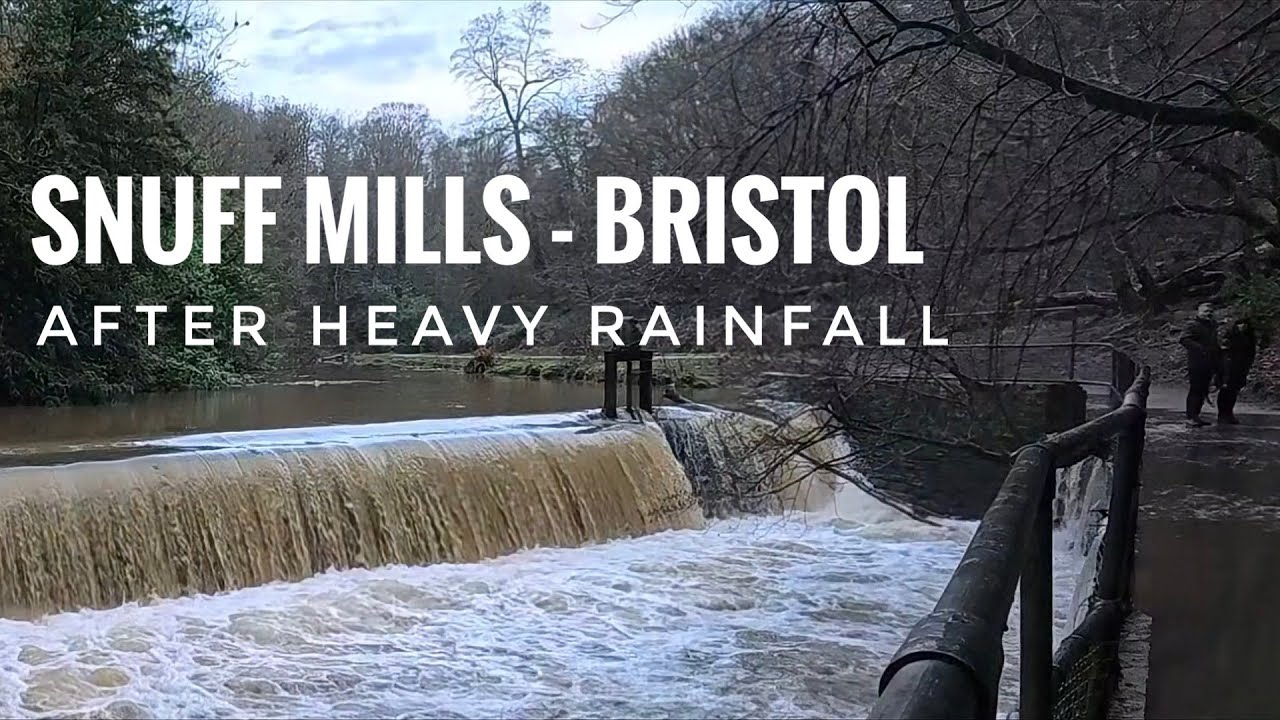 Snuff Mills walk after heavy rain 