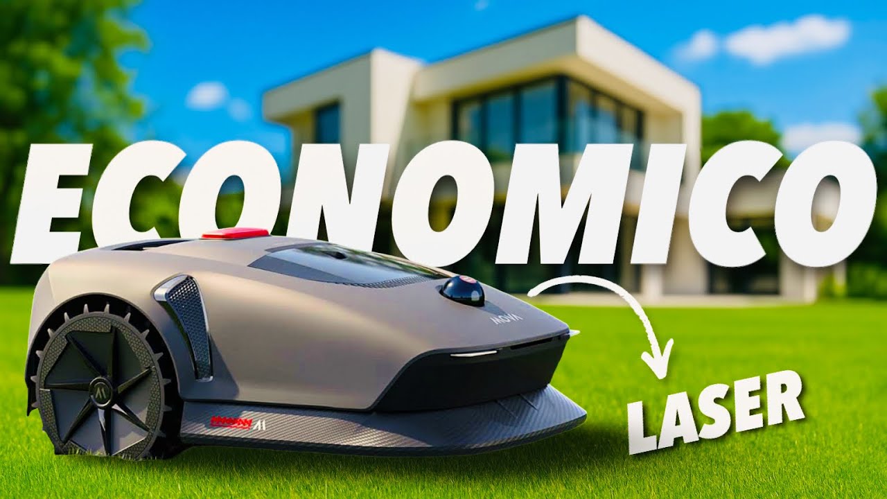 MOVA 600 è il più ECONOMICO dei robot TAGLIAERBA con navigazione LASER!