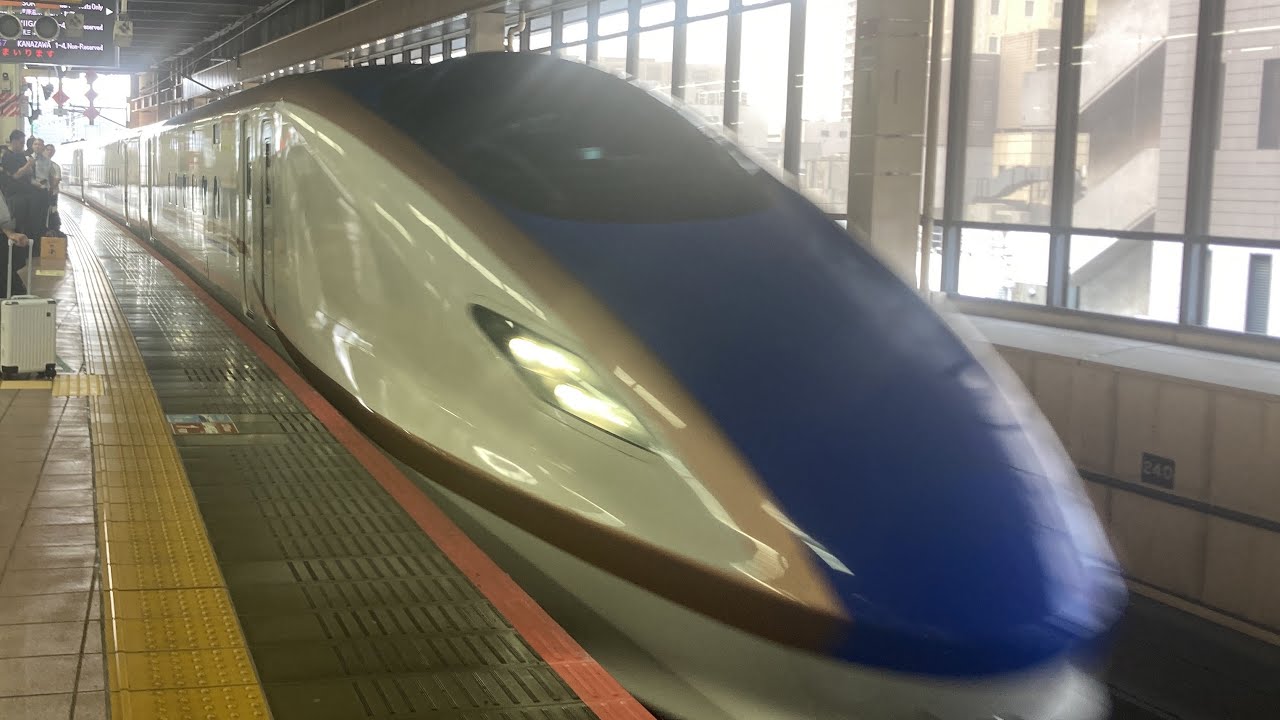 新幹線かがやき507号 車窓 大宮→福井・敦賀/ 北陸新幹線 大宮945発