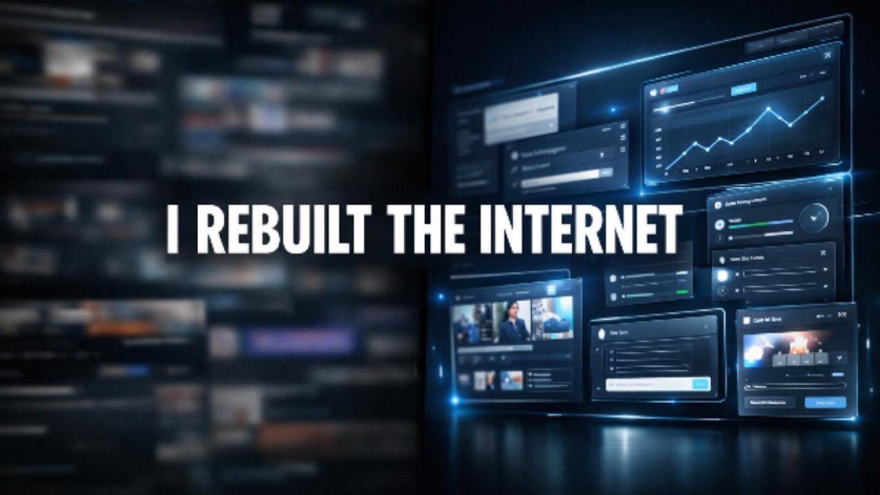I Rebuilt the Internet With AI (What These UIs Are Really Doing)