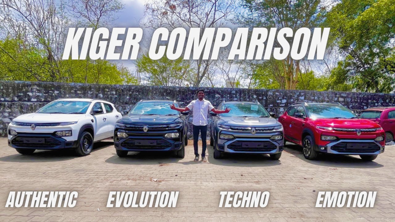 Renault Kiger All Variants Comparison | கைகர் விலை (Ex-Showroom & On-Road 2025) Tamil Review