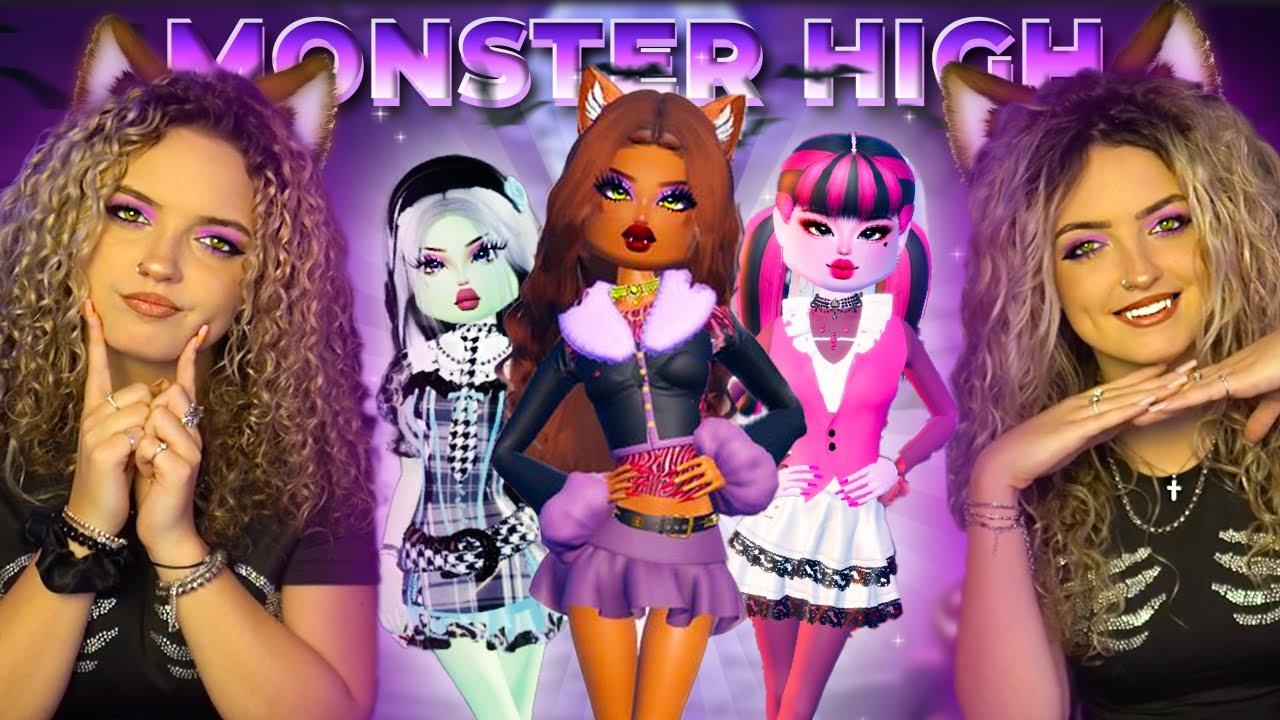 DOAR MONSTER HIGH Challenge cu GEMENELE pe Dress To Impress