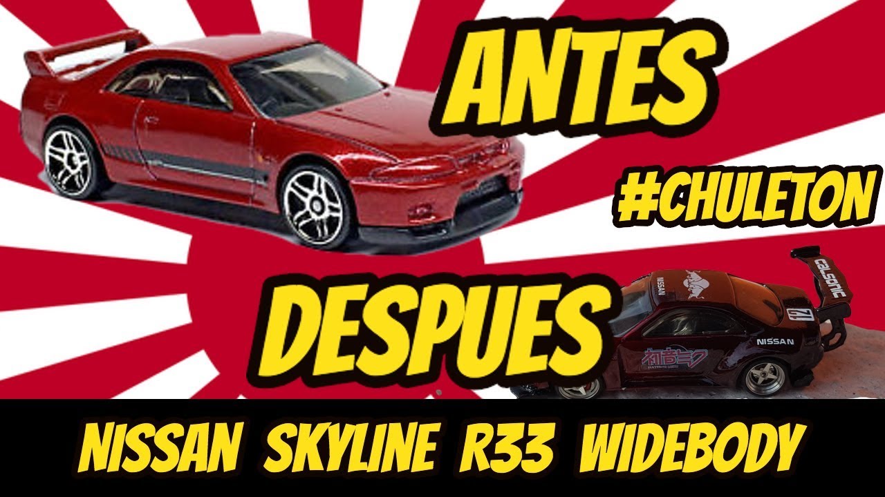 Nissan Skyline R33 widebody hot wheels custom | Custom Mexico