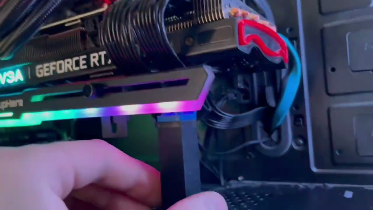 upHere 5V 3PIN Addressable RGB Graphics Card GPU Brace Support Video Card Sag Holder