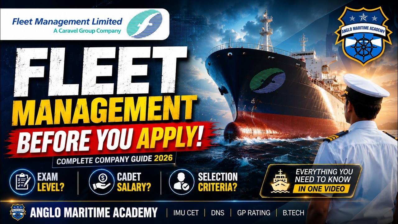 Fleet Management 2026 🚢 | BEFORE YOU APPLY! Exam, Sponsorship, Salary & Selection Process