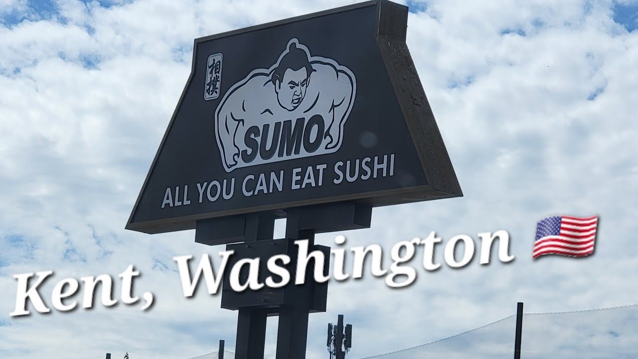 All-You-Can-Eat Sushi at Lunch in SUMO Japanese Buffet in Kent Washington State USA 🇺🇸