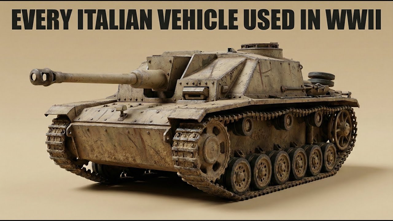 Every Italian Vehicle Used in WWII
