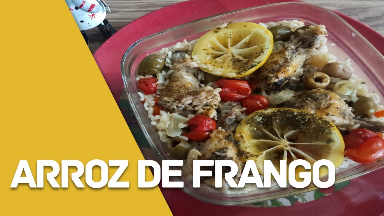 ARROZ DE FRANGO NO MICROONDAS