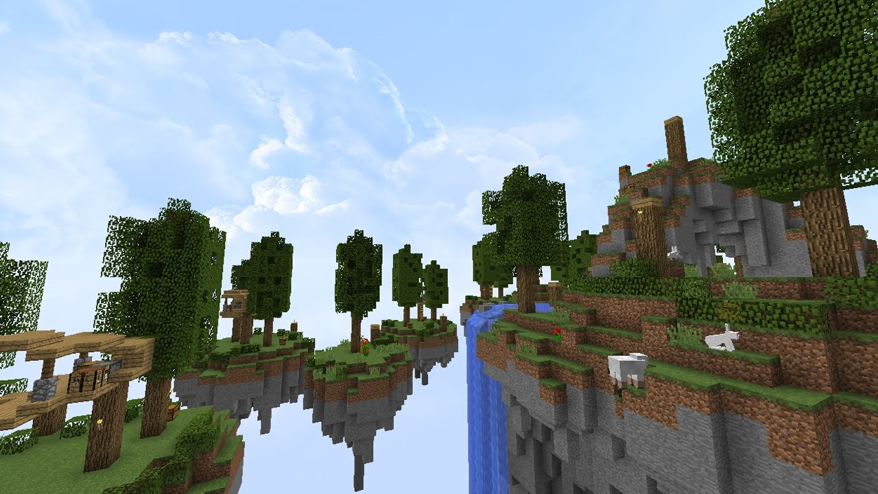 Skywars map 'Pine' Timelapse (+free download)