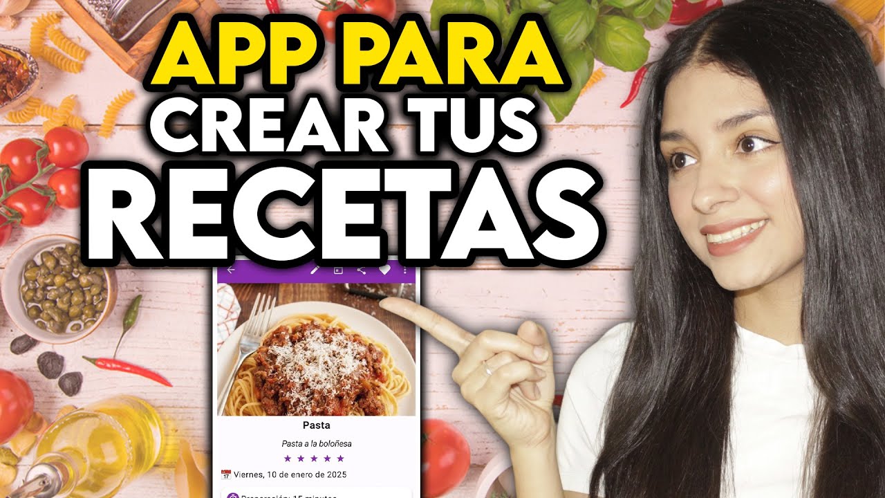 APP para CREAR TUS RECETAS de COCINA (TUTORIAL COMPLETO)