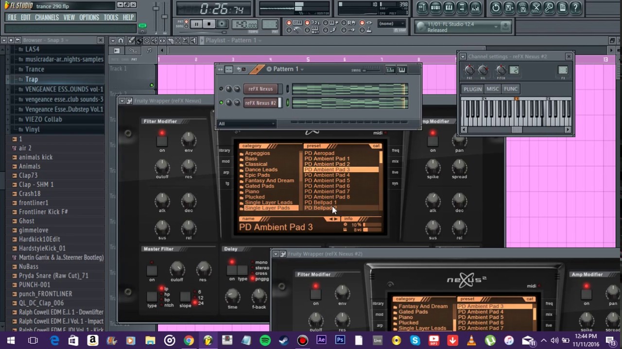 [FL STUDIO] - Making A Trance Breakdown Using Nexus & Sylenth1 ONLY