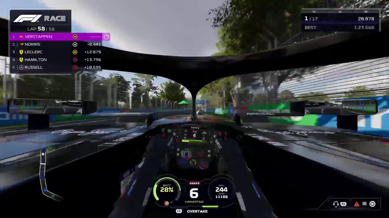 F1 25 Australian grand prix [No commentary]