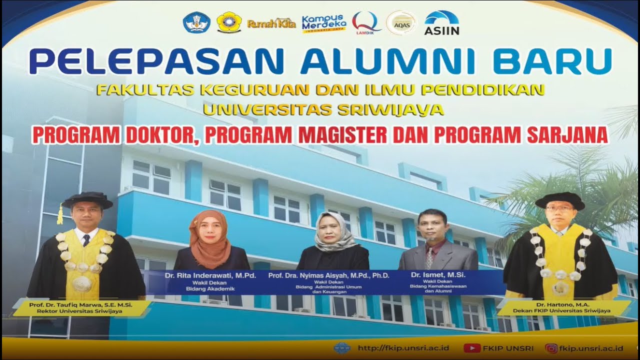 Pelepasan Alumni Baru FKIP Universitas Sriwijaya - Periode 177 Bulan April Tahun 2025