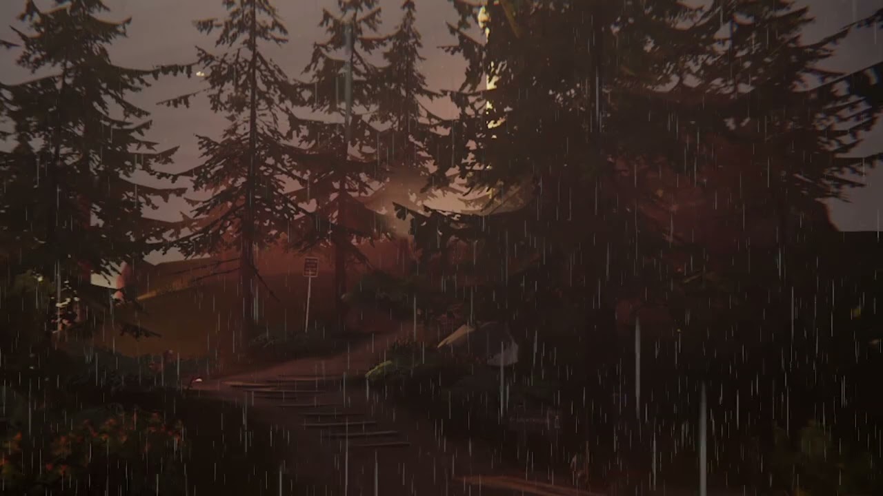 Relaxing Life is Strange Rainy Ambience w/music to Sleep/Study/Relax (10 Hours)