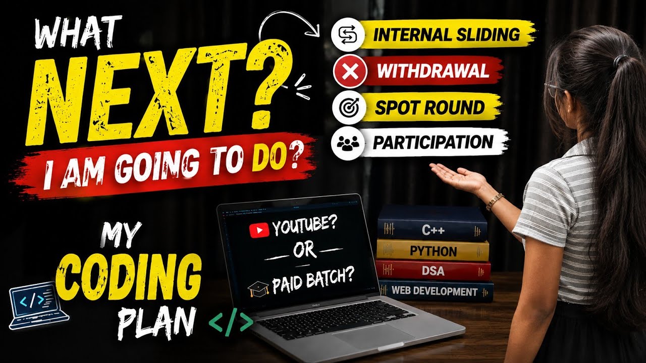 UPTAC 2026: What Next? Internal Sliding, Withdrawal, Spot Round & My Coding Plan! #coding #whatnext