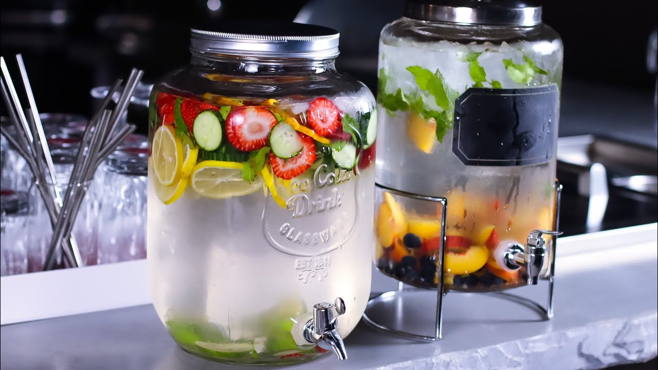 Two  Infused Water /Detox Water Recipes To Keep You Hydrated