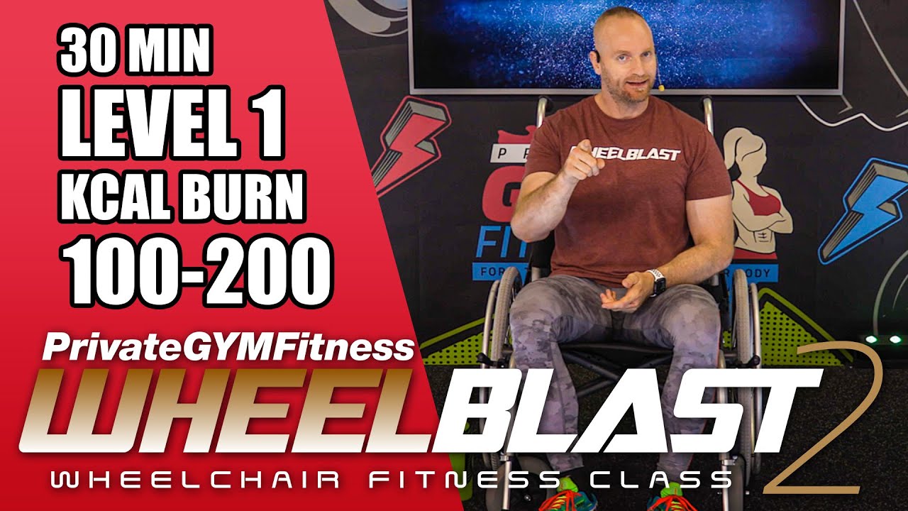 🧑‍🦽WheelChair Body Weight Interval (W1, D1) Beginner | WHEELBLAST 2 🔥 100-200 kcal (FOLLOW ALONG!)