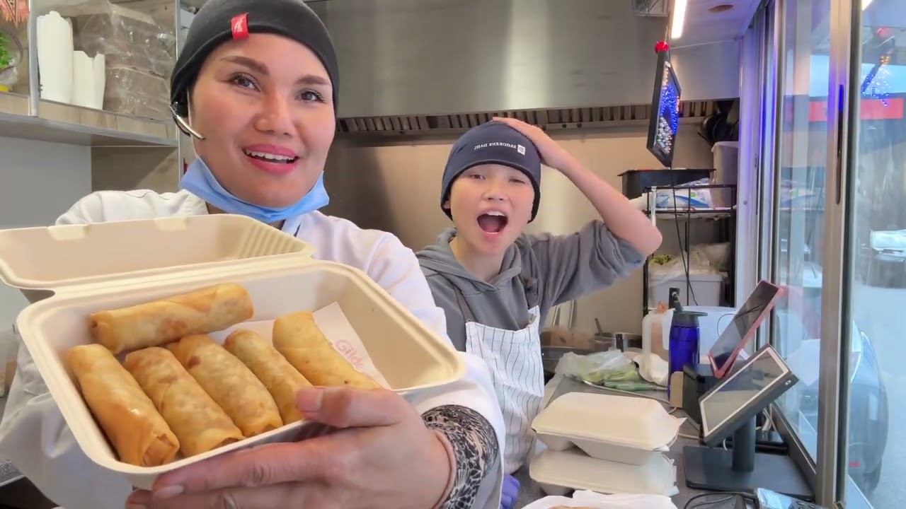 2.11.25 อย่าพูดเร็ว อิแม่ปวดหัวเลย😂#Nokeangแม่ค้าฟูดทรัคไทย#คนไทยในต่างแดน #foodtruck 