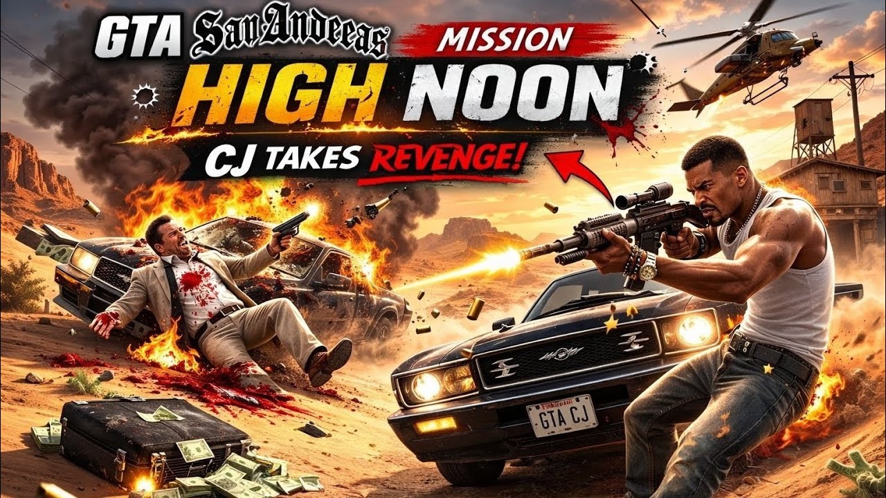 CJ VS Pulaski FINAL Revenge! | High Noon Mission | GTA San Andreas Epic Ending Part 83