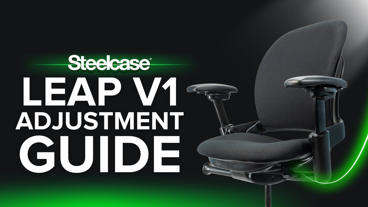 Complete Adjustment Guide On The SteelCase V1 Leap Chair