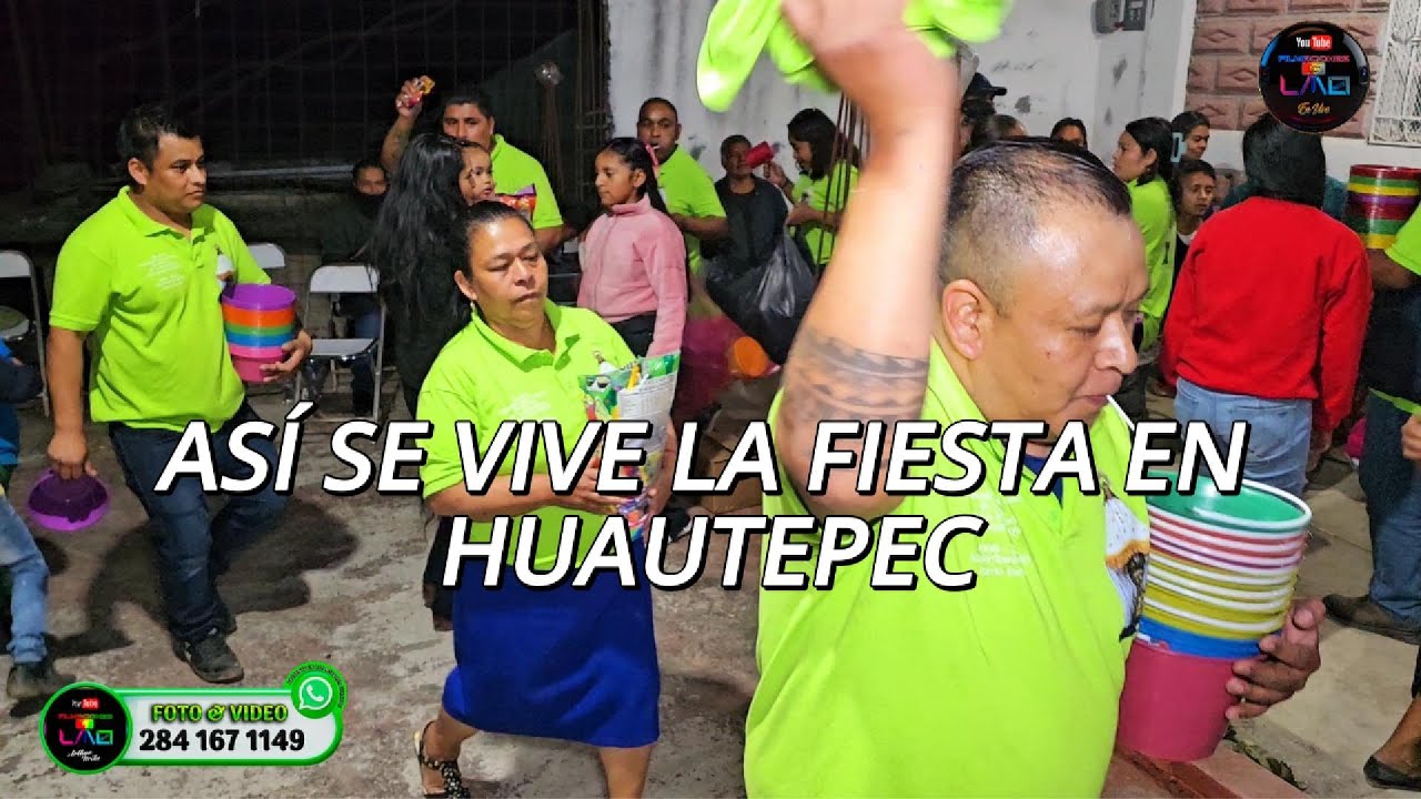 ASÍ SE VIVE LA FIESTA EN HUAUTEPEC, OAXACA CON MÚSICA 100% EN VIVO
