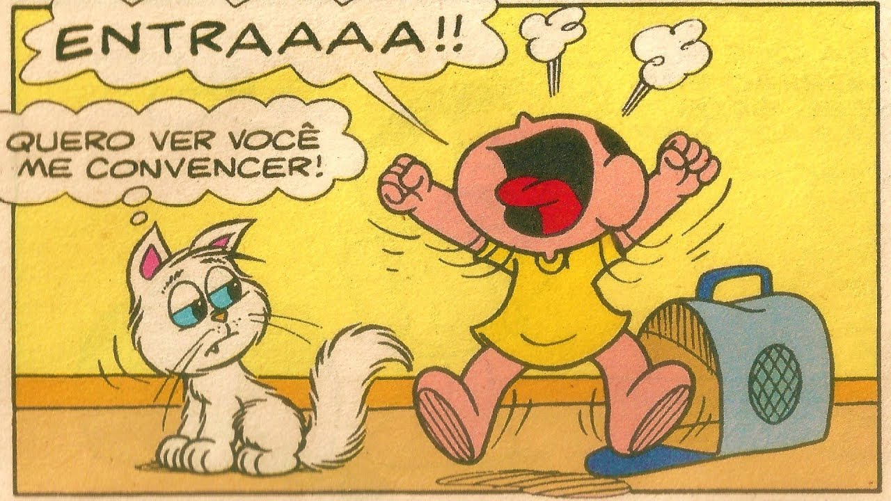 Magali e Mingau em Entra Na Maletinha | Histórias em Quadrinhos Magali e Mingau | Narra Quadrinhos