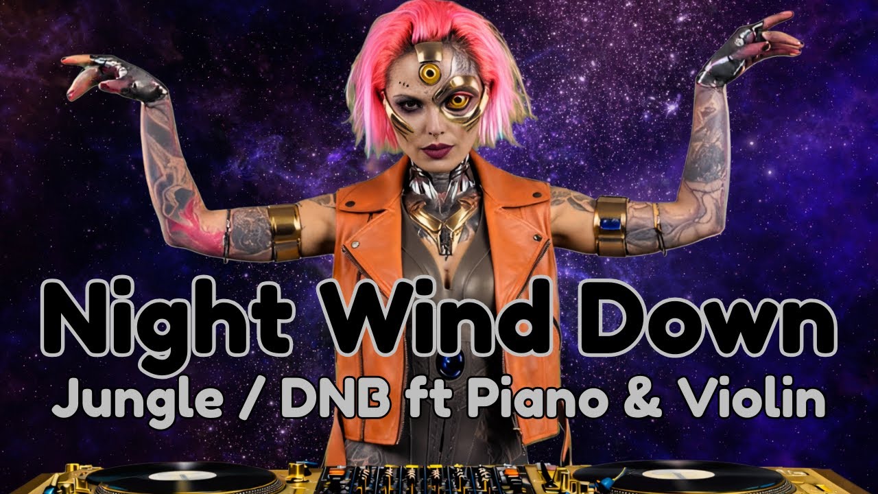 Relaxing Melodic Jungle : Liquid DnB Piano + Violin | Night Wind Down Mix