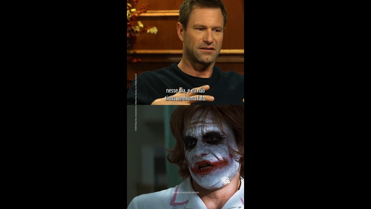 Aaron Eckhart relembra o processo de atua&ccedil;&atilde;o de Heath Ledger! 🃏